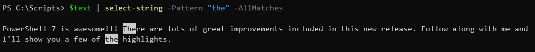 Text-highlight-AllMatches